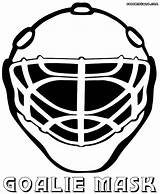 Mask Goalie Coloring Pages Colorings sketch template