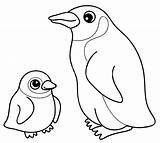 Pinguim Simples Pinguins Crianças Maneira Atividades Salve Fato Utilize Preferir Fazer sketch template