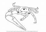 Crab Fiddler sketch template