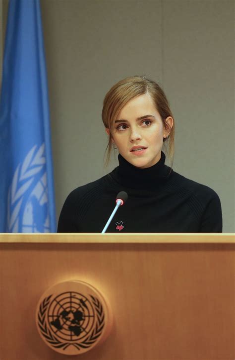 Emma Watson At United Nations Heforshe Impact Report In