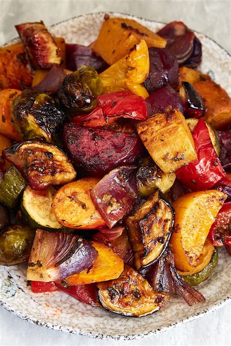 scrumptious roasted vegetables  food blogger