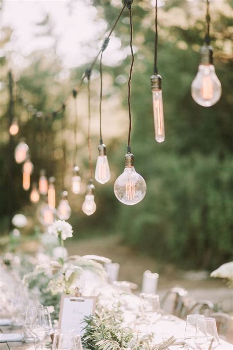 brilliant wedding ideas   edison bulbs emmalovesweddings