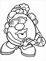 Potato Head Coloring Mr Pages Printable Kids Color Fun Mrs Colouring Poppy Potatoes Template Drawings Cartoon Worksheets Potatohead Cartoons Bright sketch template