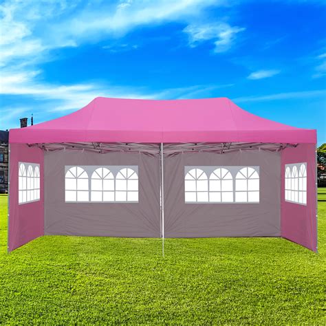 ft pop  canopy tent wedding party heavy duty instant gazebo   removable sidewalls