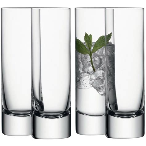 Lsa Bar Long Drink Glass Set Of 4 Glasses Drinking Glass Set
