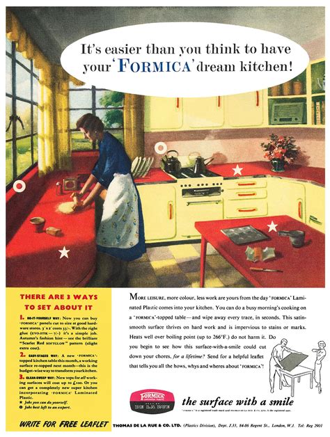 1953 formica ad vintage kitchen retro housewife vintage house