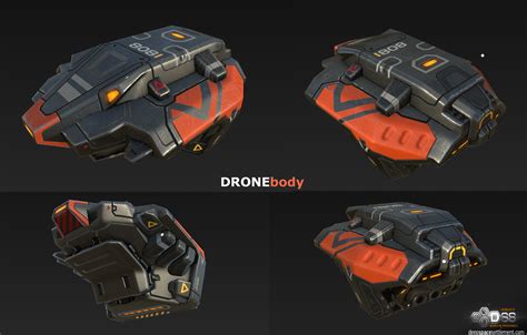 drone body textured image deep space settlement indie db