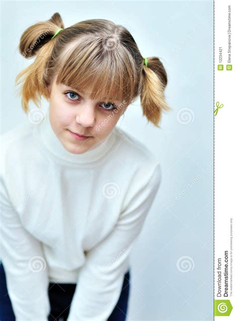 lovely teen girl stock image image of being cute happy 12234421