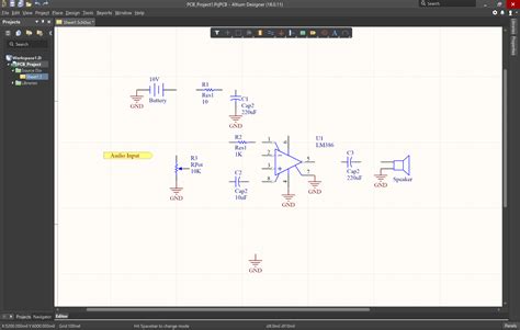 altium create schematic  pcb