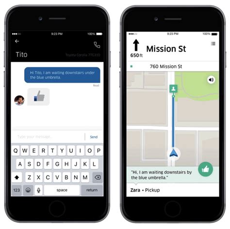uber updates   app chat  riders  drivers macrumors