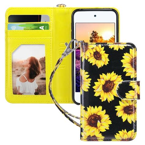 ipod touch  wallet case ipod touch  case  card holder ulak premium pu leather magnetic