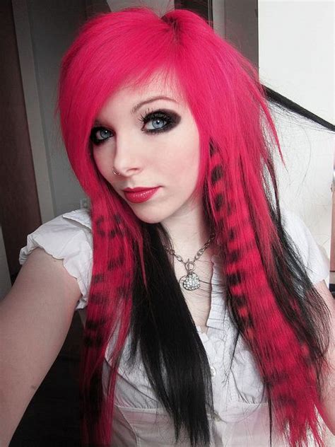 pin by mckayla boldt on hair emo hair color scene hair girl with
