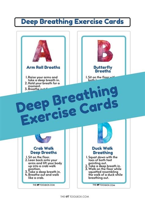 printable breathing exercise cards printable templates