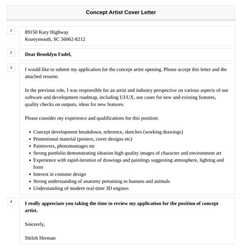 concept artist cover letter velvet jobs
