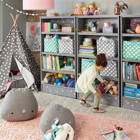 cool  colorful ways  organize  kids room brit