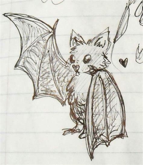 drawing   bat flying   air
