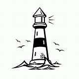 Lighthouse Printable Bestcoloringpagesforkids sketch template