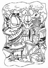 Garfield Kolorowanki Dzieci Druku Czas sketch template