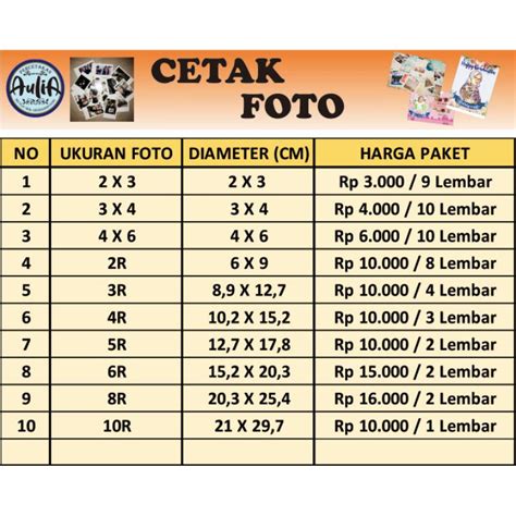 jual cetak foto berbagai ukuran shopee indonesia