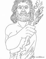 Poseidon Coloring Pages Getcolorings Gods Greek God sketch template
