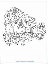 Brownies Brownie Doodle Scout Owl Promise Guides Activities Guide Toadstool Scouts Coloring Pages Colouring Sparks Printables Ca Badges Canada Meeting sketch template