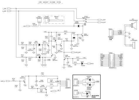 schematic diagrams phonic performer  active speaker circuit diagram