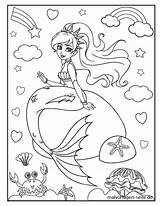 Meerjungfrau Meerjungfrauen sketch template