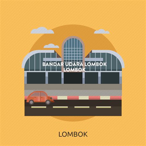 building city indonesian lombok monument travel icon