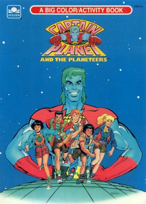 captain planet   planeteers coloring  activity book coloring