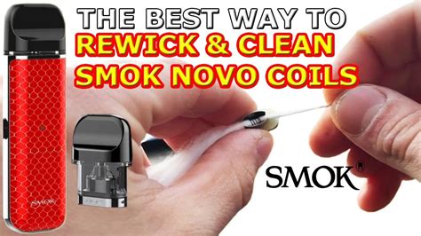time learn   clean rewick smok novo pod coils