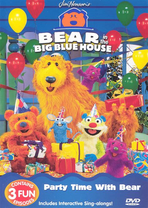buy bear   big blue house party time  bear dvd