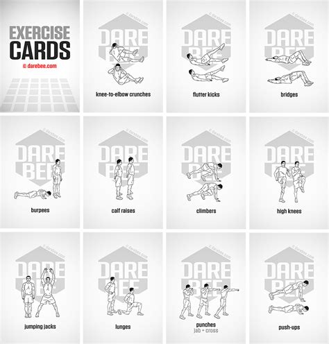 neila rey printable workout cards eoua blog