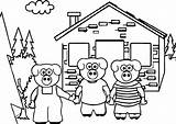 Pigs Colouring Wecoloringpage Grade sketch template