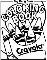 Coloring Book Pages Cover Crayola Print Colouring Kids Color Printable Sheets Crayons Very Own Child Dover Boy Preschool Fun Creative sketch template