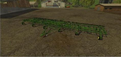 fs john deere  section cultivator  farming simulator  mods
