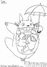 Totoro Voisin Ghibli Danieguto Letscolorit Coloringhome Mieux 塗り絵 Poppy トトロ Beau Dedans Colorier アクセス sketch template