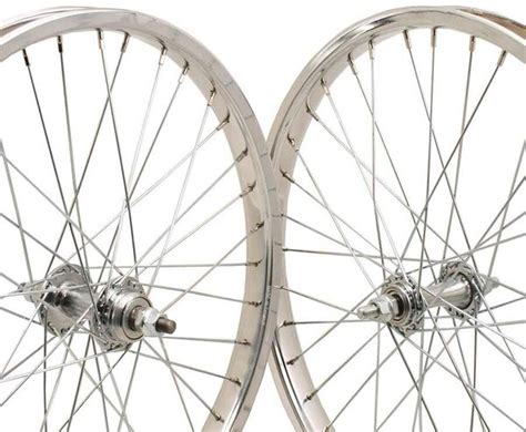 sta tru   silver double wall front wheel sprocket   americas  bike shops
