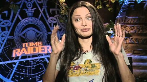 Lara Croft Tomb Raider Angelina Jolie Interview Youtube