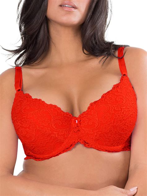 Smart And Sexy Women’s Curvy Signature Lace Push Up Bra With Added
