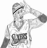 Allen Iverson Sketch Coloring Drawings Pages Deviantart Search Again Bar Case Looking Don Print Use Find sketch template