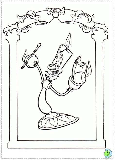 beauty   beast coloring page disney coloring pages cartoon