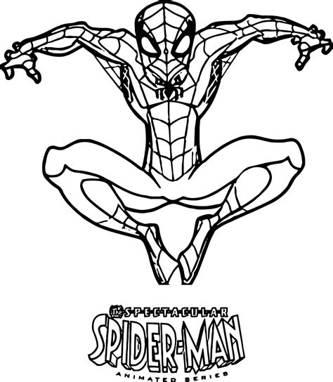 spiderman printable coloring