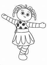 Night Garden Coloring Pages Print Pages11 Kids Upsy Daisy Colour sketch template