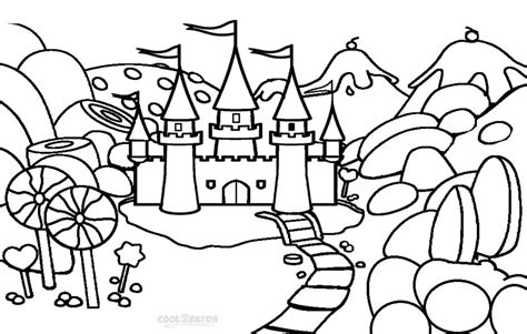 printable candyland coloring pages  kids coolbkids
