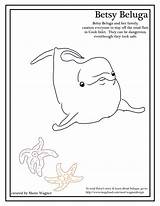 Beluga Coloring Resources Pages 3300px 9kb 1211 2550 Betsy sketch template