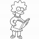 Simpson Marge Coloring Pages Dessin Lisa Getdrawings sketch template