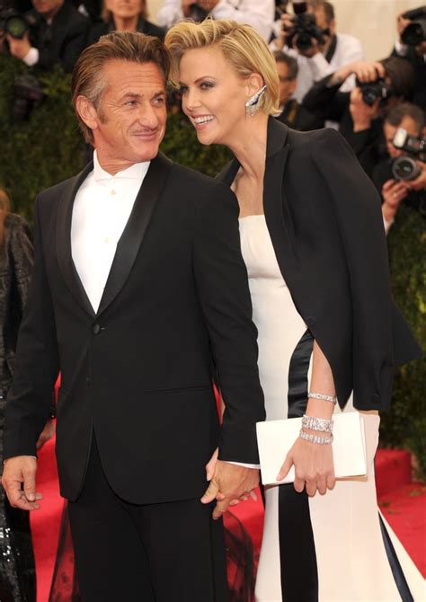 sean penn and charlize theron couples at the 2014 met gala popsugar