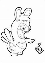 Rabbids Coloring Invasion Pages Colouring Kids Printable Raving Book Coloriage Online Activities Colour Cartoon Games Color sketch template