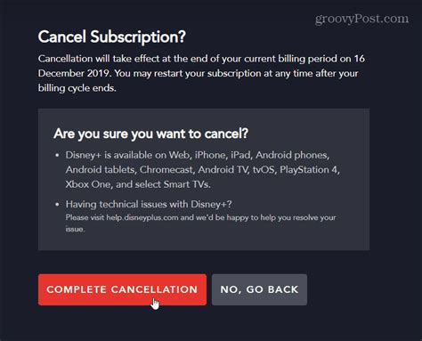 cancel  disney  subscription