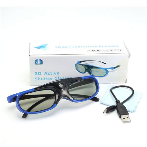 Dlp Link 3d Projector Active Shutter Glasses Rechargeable Battery Powe